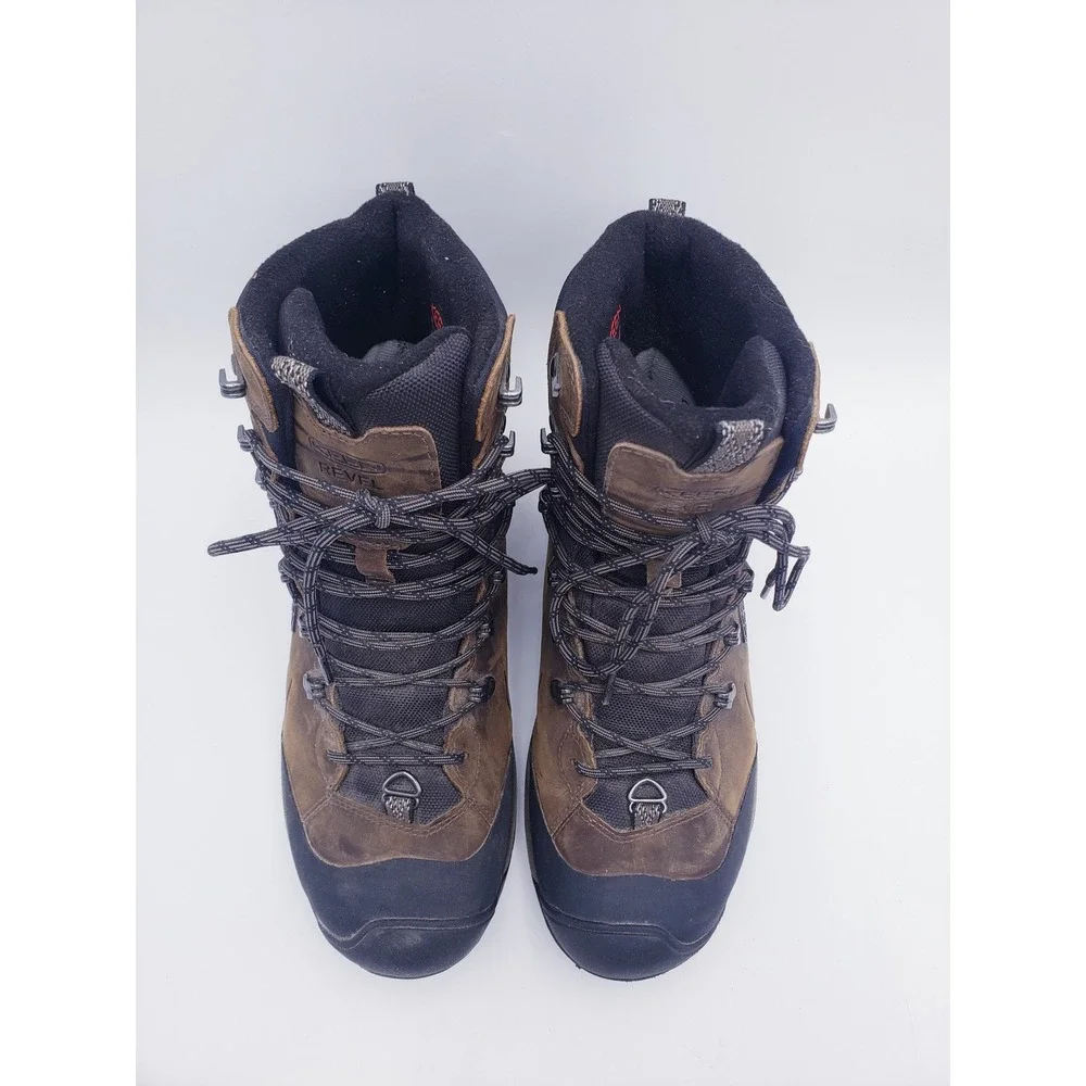 KEEN Revel IV High Polar Boots Brown Waterproof Insulated Mens Size 8